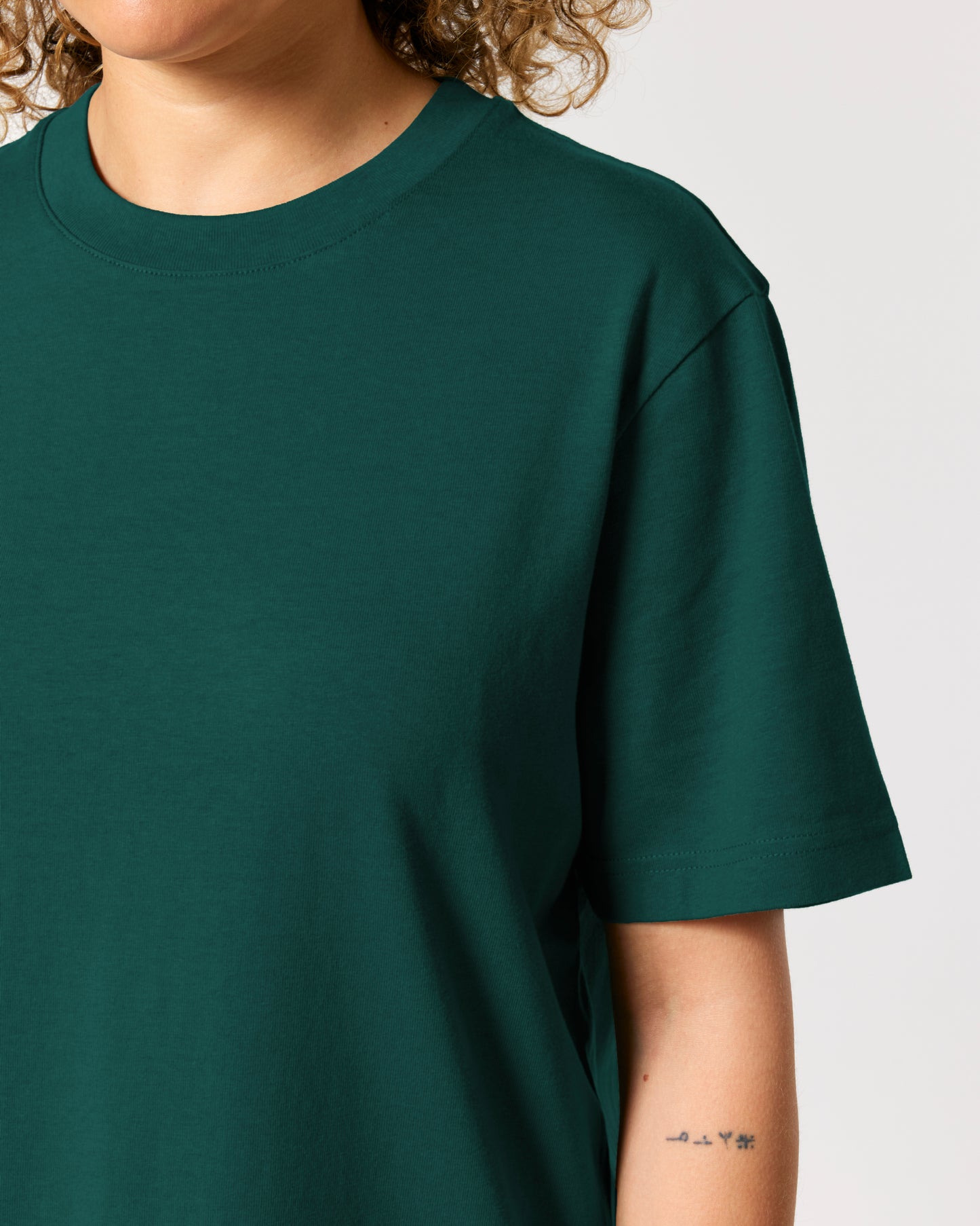 It Fits Swish - T-shirt unisexe coupe décontractée - Poids lourd - Vert forêt