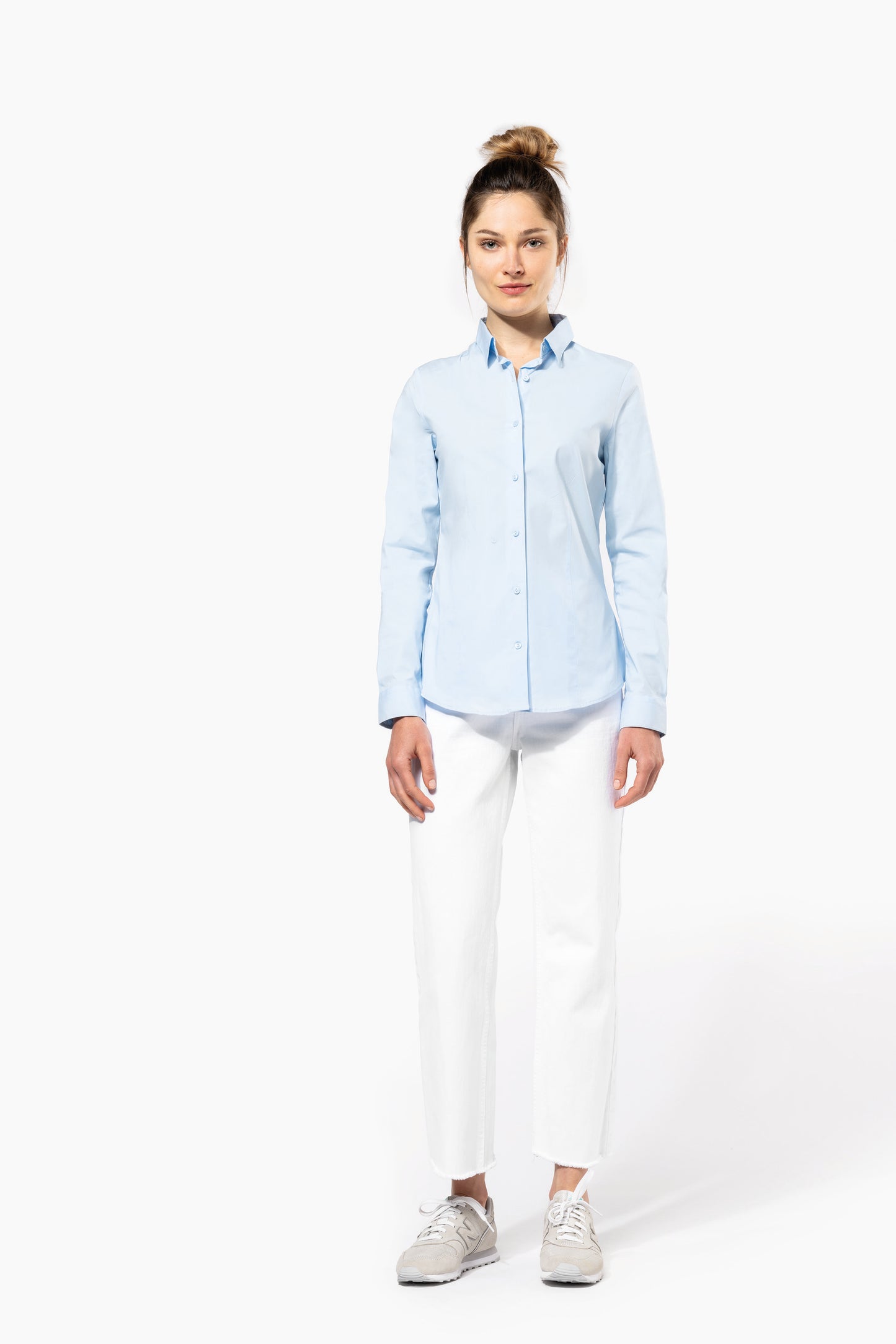 It Fits Hurler - Women's Stretch Blouse Long Sleeves