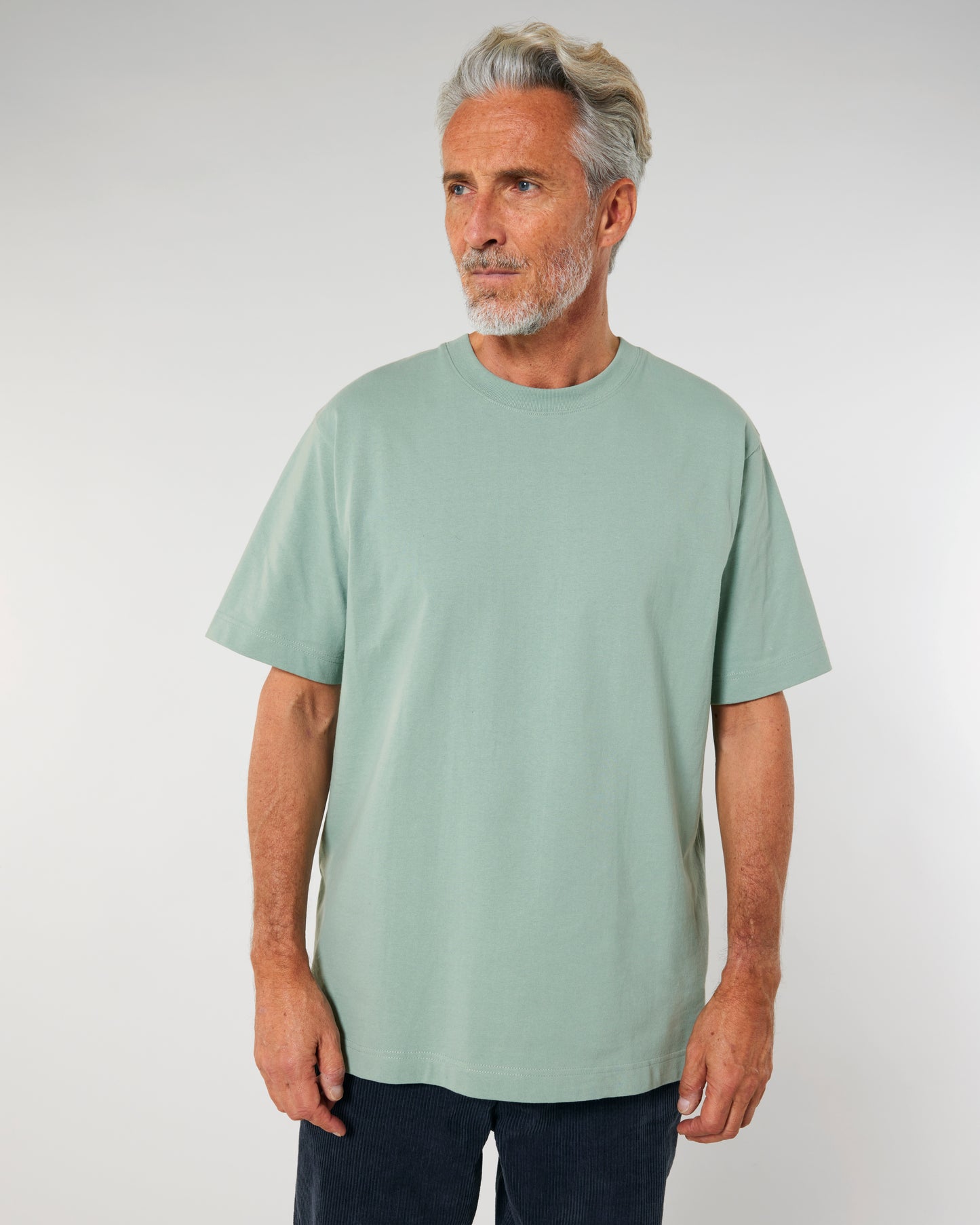It Fits Surfer - T-shirt unisexe coupe décontractée - Poids lourd plus - Vert laurier