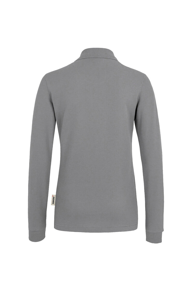 Hakro - Dames Regular Fit Longsleeve Polo - Mikralinar - Titanium