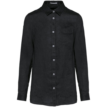 It Fits Approach - Dames Fitted Blouse - Linnen