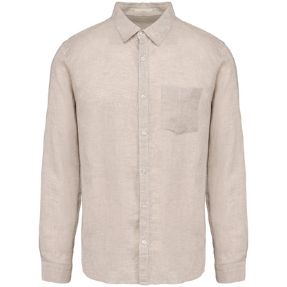 It Fits Approach - Heren Fitted Overhemd - Linnen - Flax