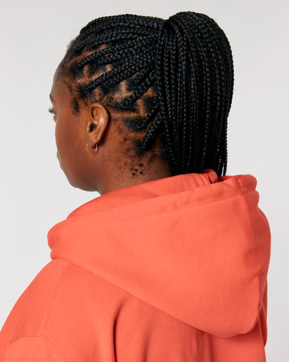 It Fits GOAT - Sweat à capuche unisexe coupe régulière - Poids lourd - Corail