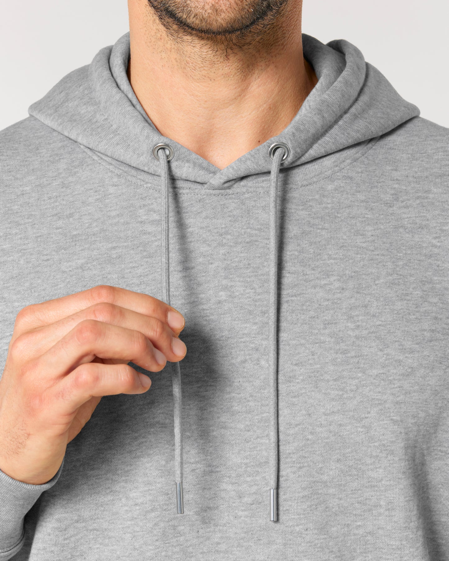 It Fits GOAT - Unisex Regular Fit Hoodie - Heavyweight - Heather Grey