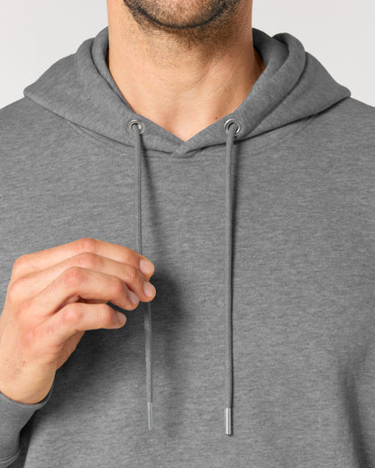 It Fits GOAT - Sweat à capuche unisexe coupe régulière - Poids lourd - Gris chiné moyen