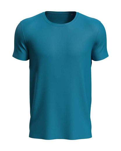 It Fits Fanatic - Heren Fitted Sportshirt - Ocean Blue
