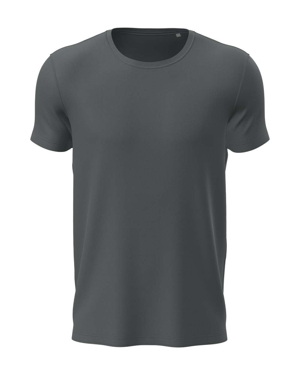 It Fits Fanatic - Heren Fitted Sportshirt - Mid Grey