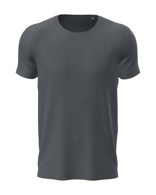 It Fits Fanatic - Heren Fitted Sportshirt - Mid Grey