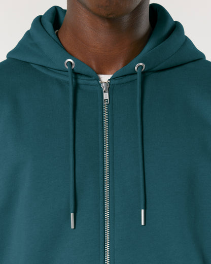 Fits Hammer - Unisex Regular Fit Zip Hoodie - Heavyweight - Galaxy Blue