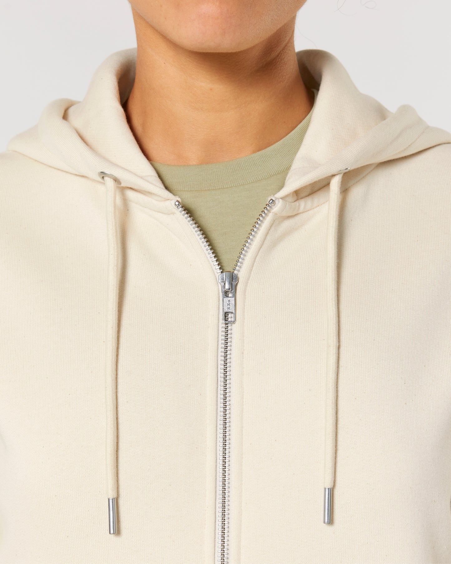 It Fits Hammer - Unisex Regular Fit Zip Hoodie - Heavyweight - Natural