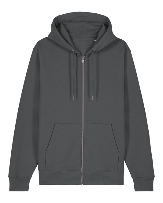 Fits Hammer - Unisex Regular Fit Zip Hoodie - Heavyweight - Anthracite