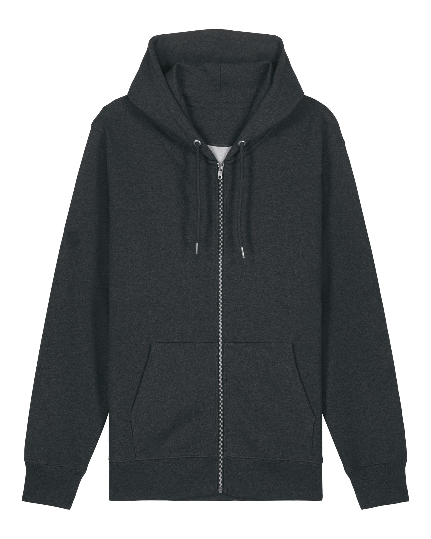 It Fits Hammer - Unisex Regular Fit Zip Hoodie - Heavyweight - Dark Heather Grey