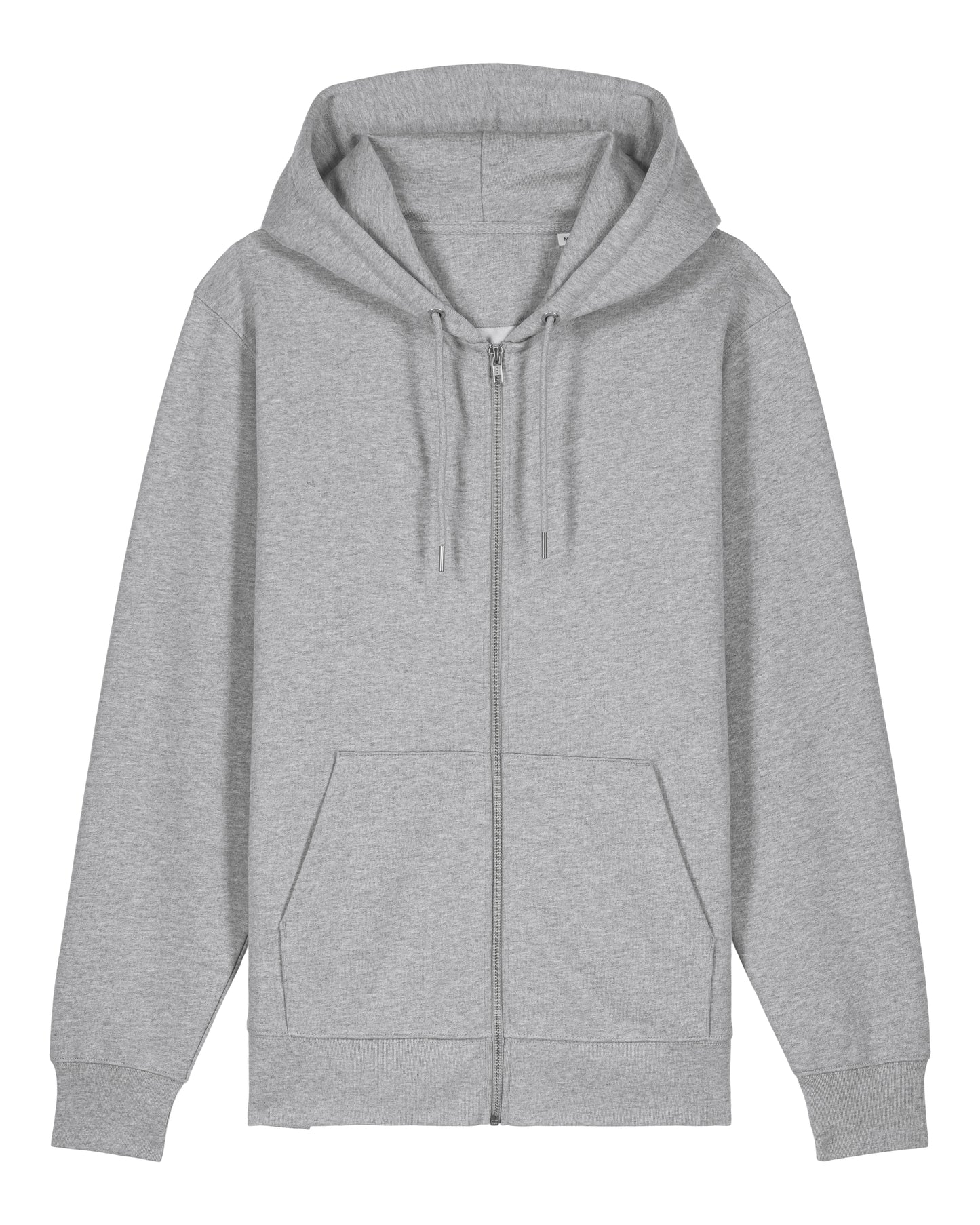 It Fits Hammer - Sweat à capuche zippé coupe régulière unisexe - Poids lourd - Gris chiné