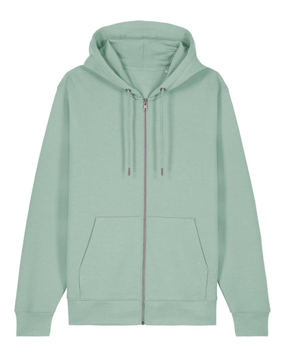 Fits Hammer - Sweat à capuche zippé unisexe coupe régulière - Poids lourd - Vert laurier