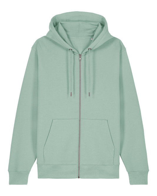 Fits Hammer - Sweat à capuche zippé unisexe coupe régulière - Poids lourd - Vert laurier