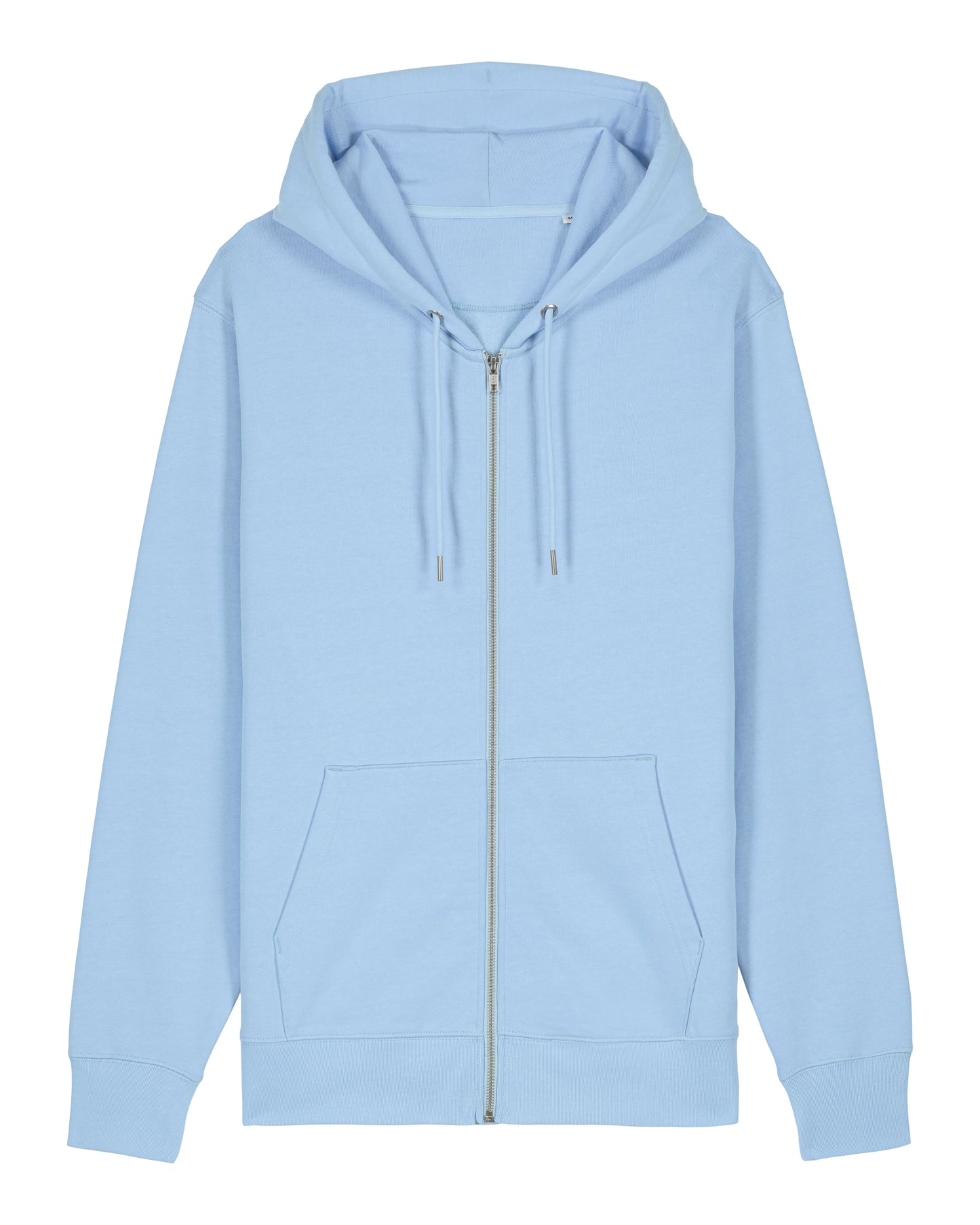 It Fits Hammer - Sweat à capuche zippé unisexe coupe régulière - Poids lourd - Bleu clair