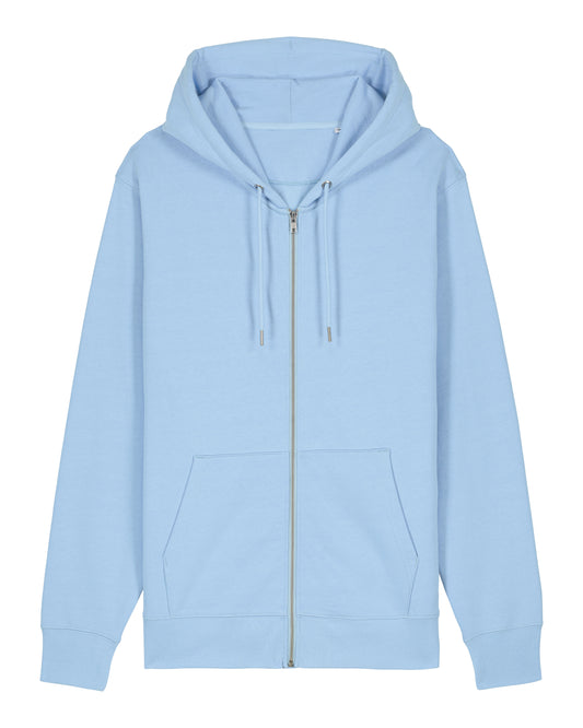 It Fits Hammer - Unisex Regular Fit Zip Hoodie - Heavyweight - Light Blue