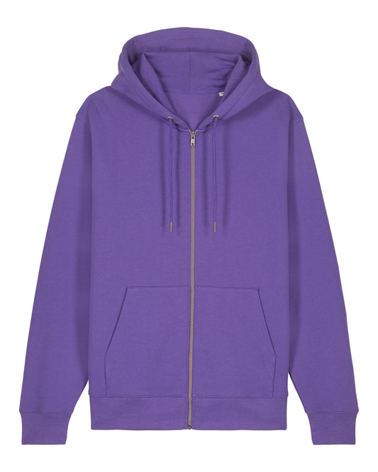 Fits Hammer - Unisex Regular Fit Zip Hoodie - Heavyweight - Purple