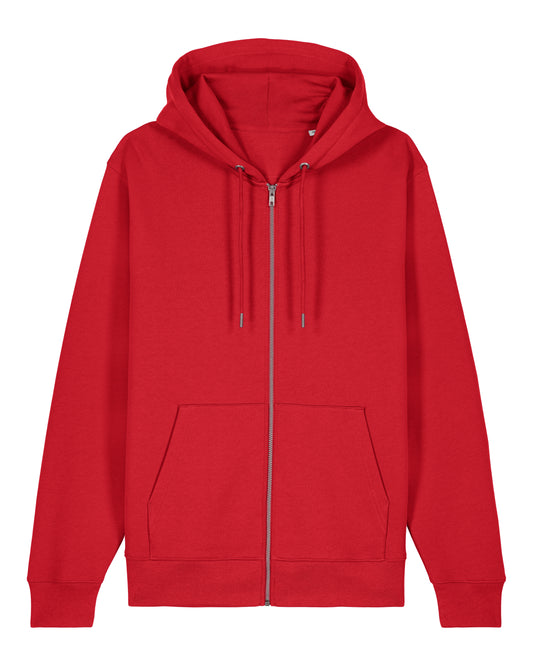 It Fits Hammer - Unisex Regular Fit Zip Hoodie - Heavyweight - Red