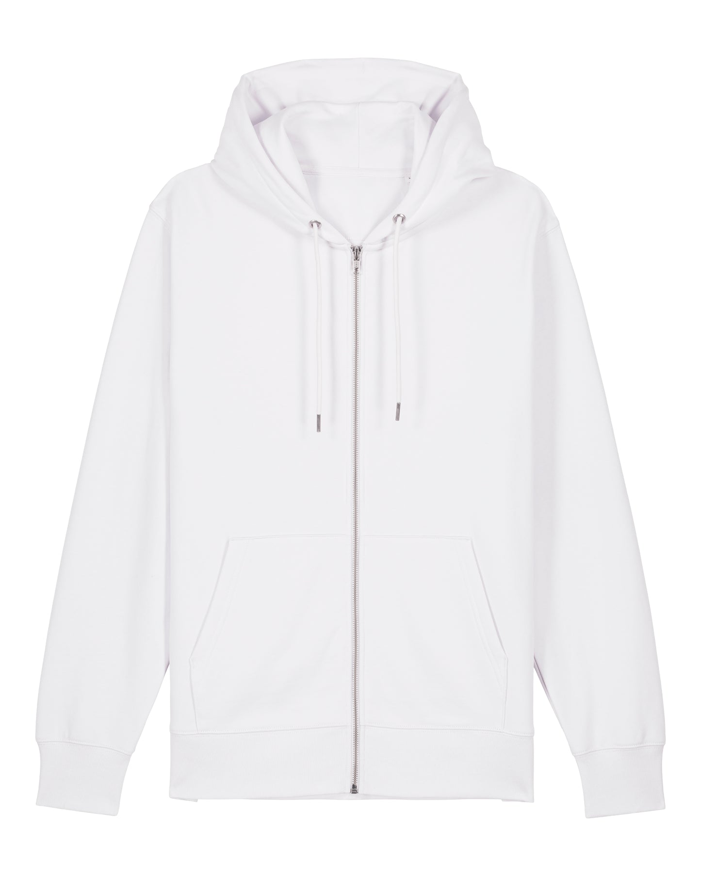 It Fits Hammer - Sweat à capuche zippé unisexe coupe régulière - Poids lourd - Blanc