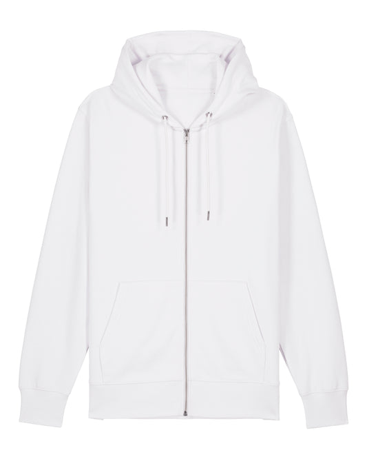 It Fits Hammer - Unisex Regular Fit Zip Hoodie - Heavyweight - White