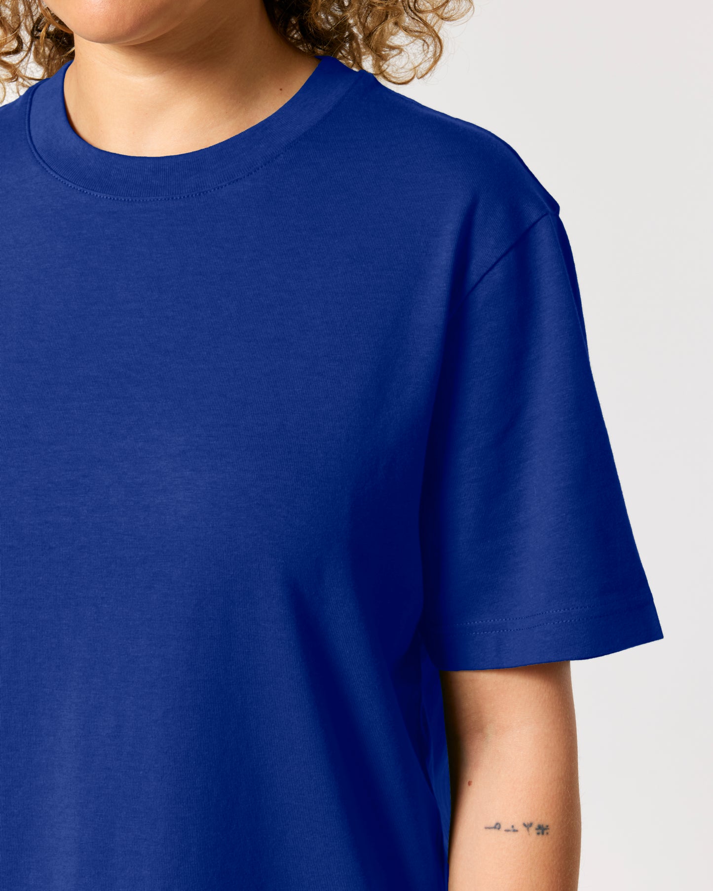 It Fits Swish - Unisex Relaxed Fit T-shirt - Heavyweight - Blue Collar