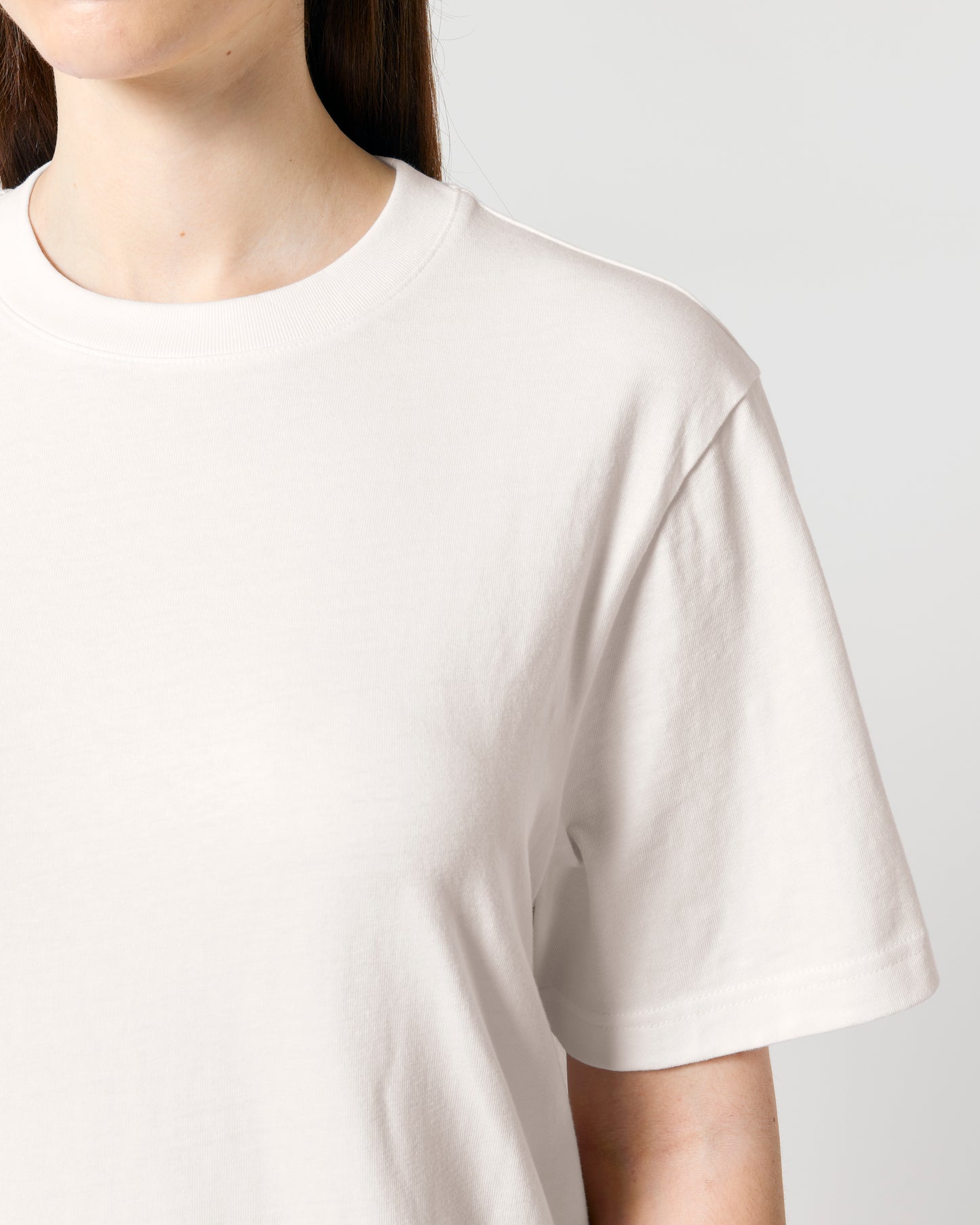 It Fits Swish - T-shirt unisexe coupe décontractée - Poids lourd - Blanc cassé