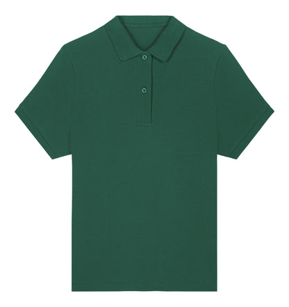 It Fits Eagle - Women's Fitted Polo - Midweight - Bottle Green