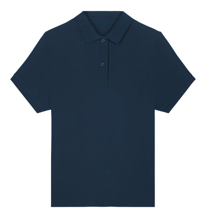 It Fits Eagle - Dames Fitted Polo - Midweight - Navy