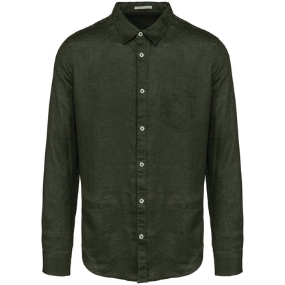 It Fits Approach - Chemise ajustée pour hommes - Lin
