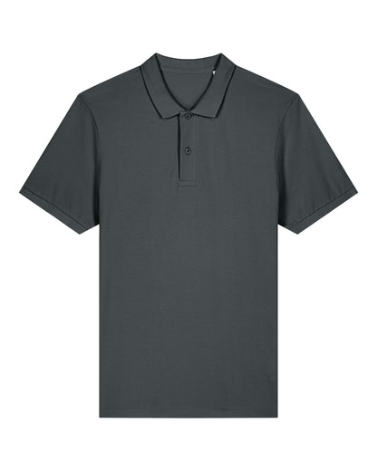It Fits Eagle - Men's Fitted Polo - Midweight - Anthracite
