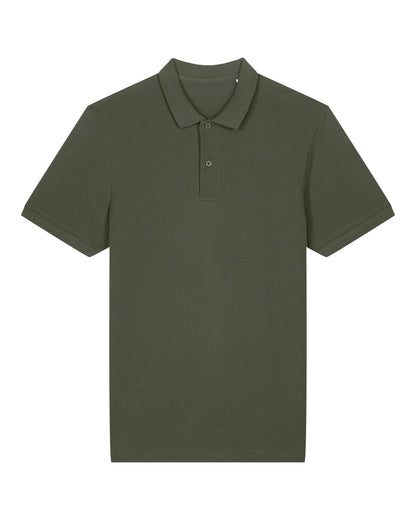 It Fits Eagle - Men's Fitted Polo - Midweight - Khaki