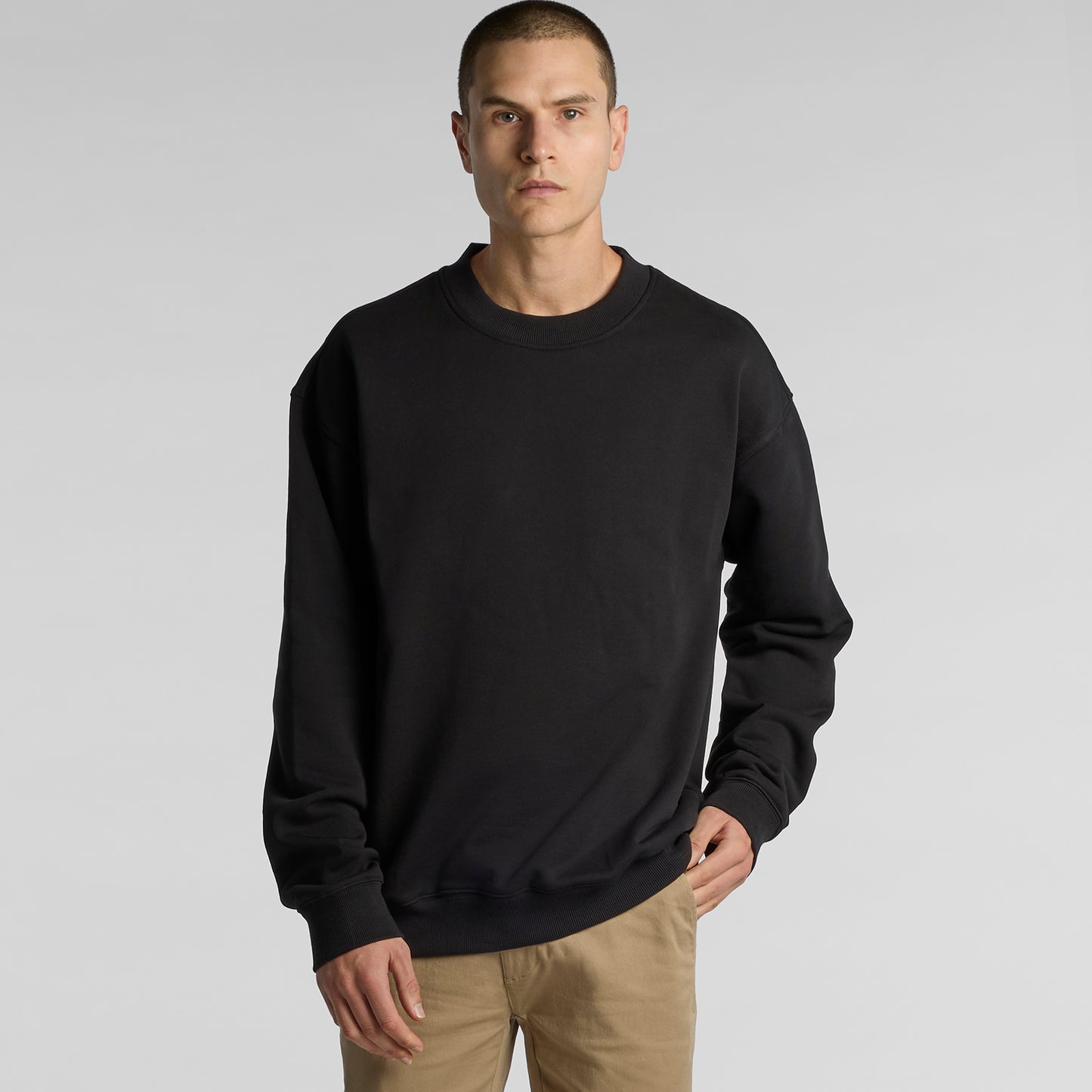 It Fits Sumo - Heren Relaxed Fit Sweater - Ultra Heavy - Terry Voering