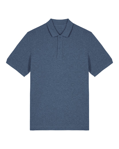 It Fits Birdie - Unisex Regular Fit Polo - Heavyweight - Dark Heather Blue