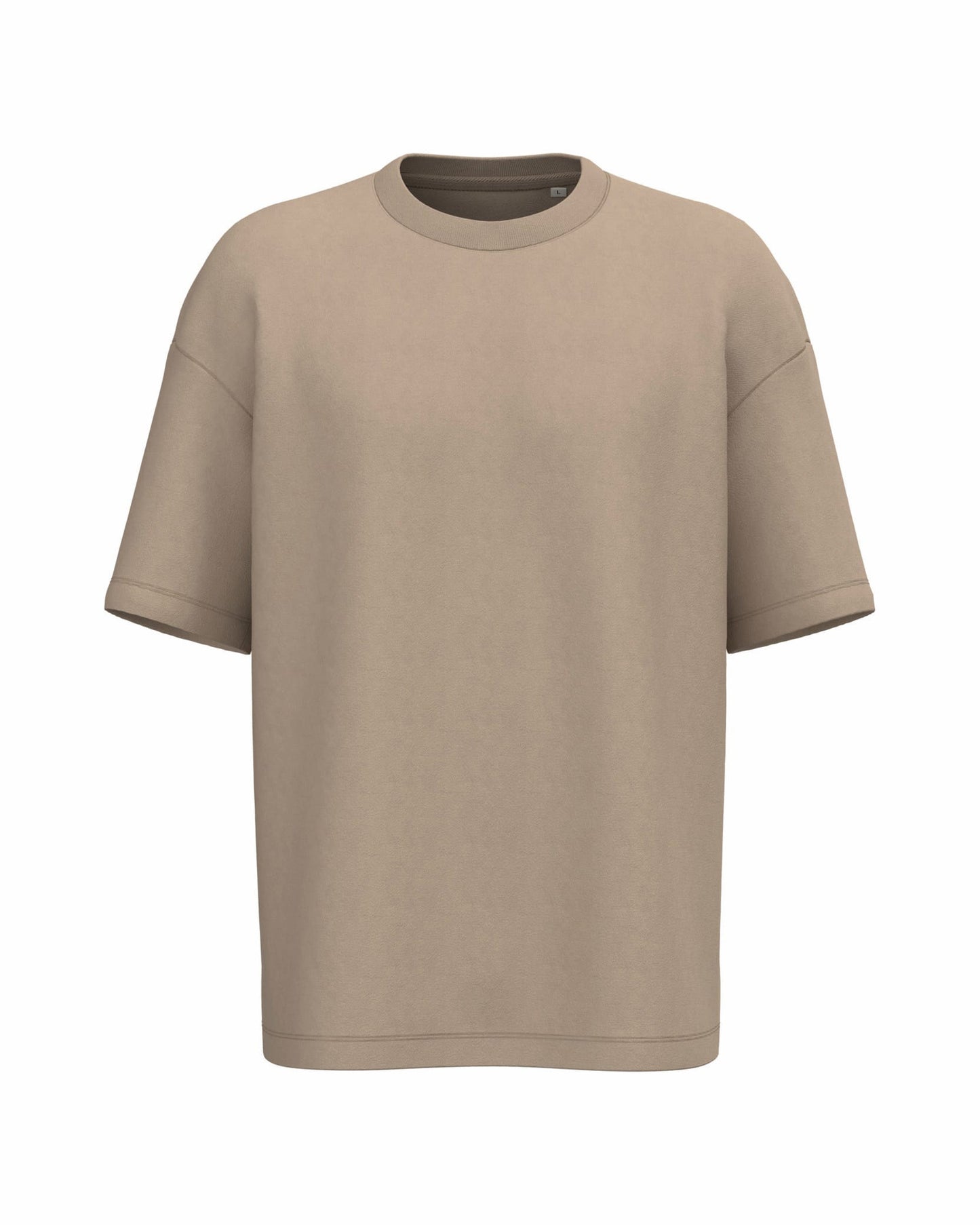 It Fits Dunker - Unisex Oversized Korte Mouwen Sweater - Terry Voering