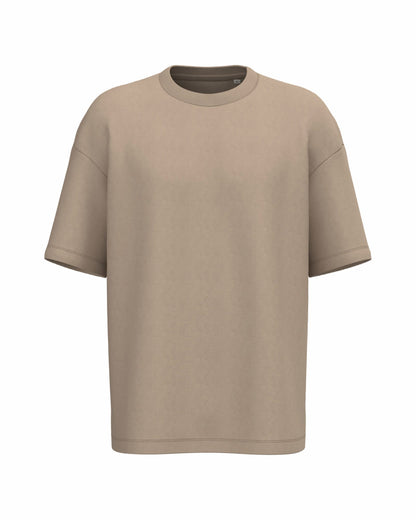 It Fits Dunker - Unisex Oversized Korte Mouwen Sweater - Terry Voering