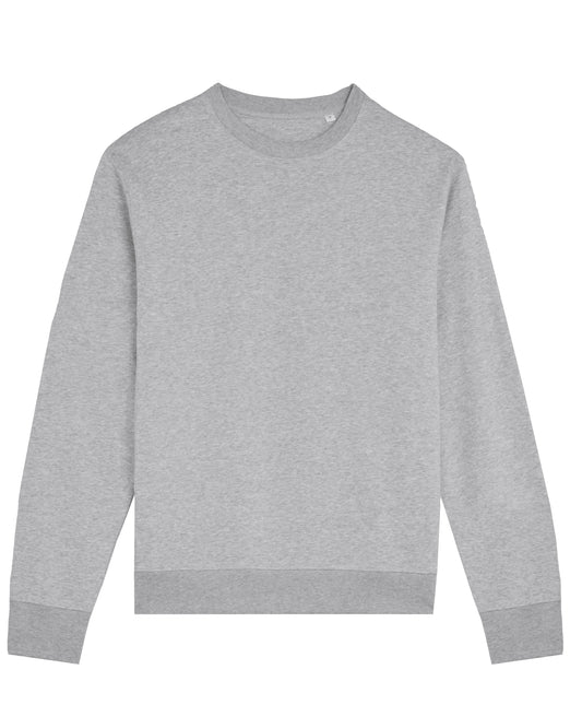 It Fits Dropper - Unisex Regular Fit Sweater - Terry voering - Heather Grey