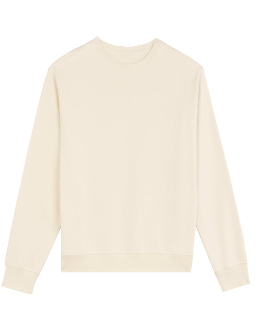 It Fits Dropper - Unisex Regular Fit Sweater - Terry voering - Natural