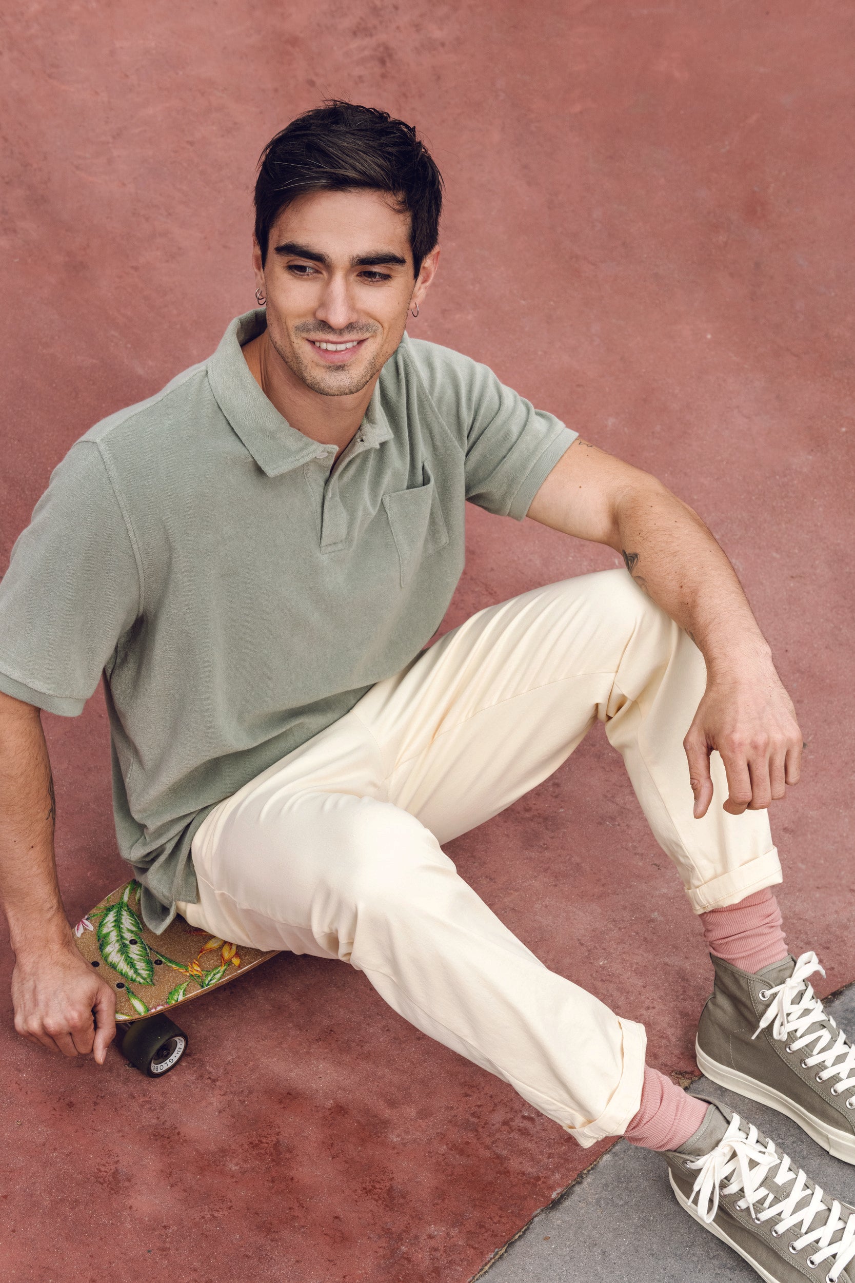 It Fits Gamer Heren Fitted Polo Badstof