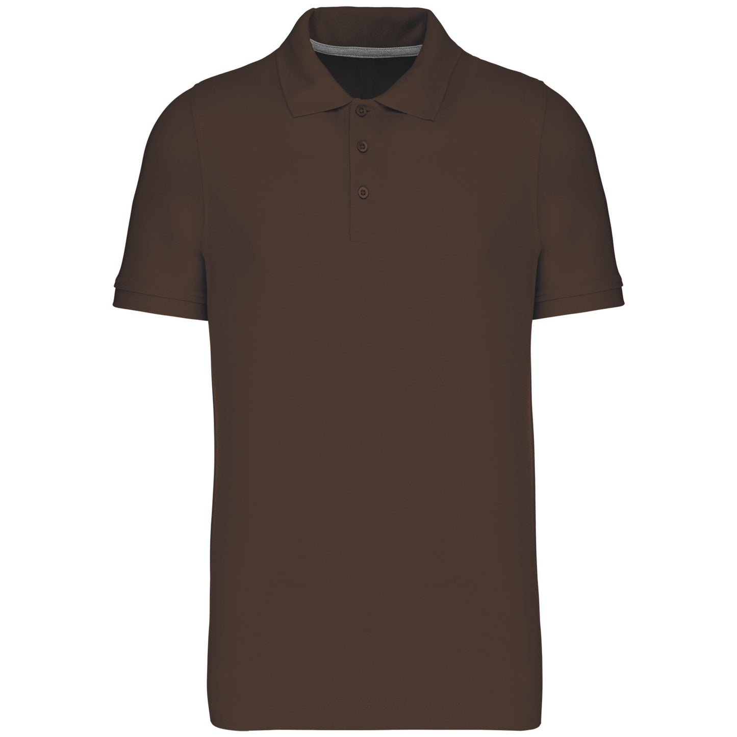 It Fits Contender - Korte Mouwen Polo Heren - Deep Chocolate