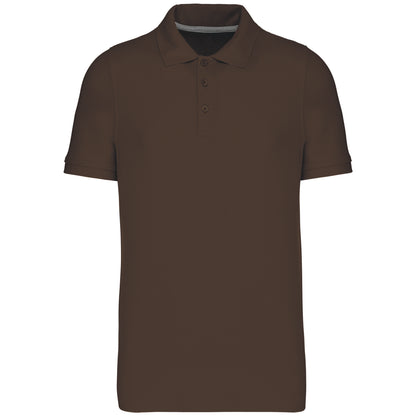It Fits Contender - Polo coupe standard pour homme - Chocolat foncé