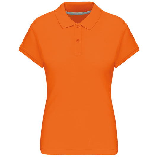 It Fits Contender - Damespolo Korte Mouwen - Dutch Orange