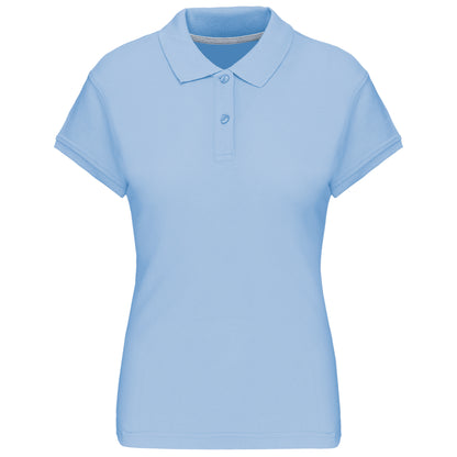 It Fits Contender - Polo coupe standard pour femme - Bleu poudre
