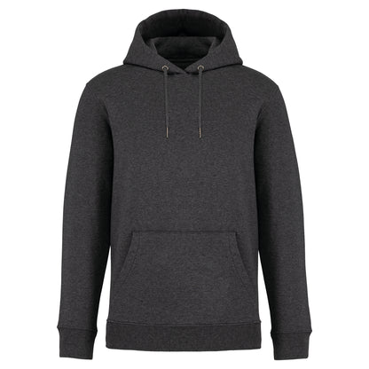 It Fits Challenger - Sweat à capuche unisexe ajusté - Poids lourd - Doux au toucher - Gris chiné foncé