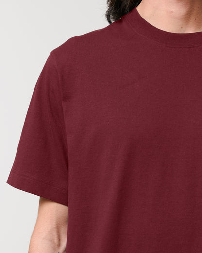 It Fits Surfer - Unisex Relaxed Fit T-shirt - Heavyweight plus - Burgundy