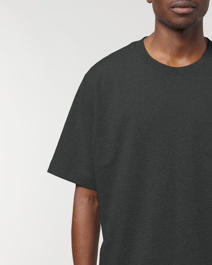 It Fits Surfer - T-shirt unisexe coupe décontractée - Poids lourd plus - Gris chiné foncé