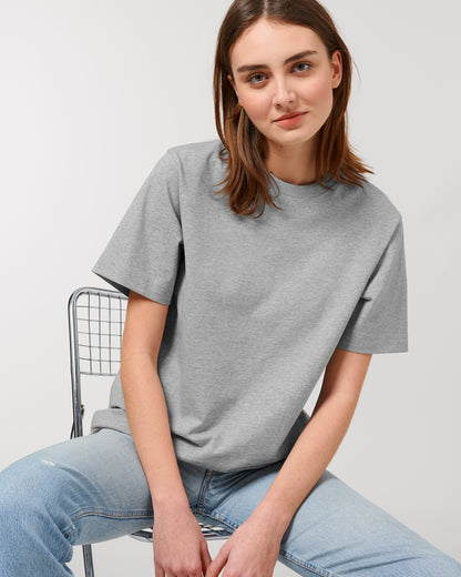 It Fits Surfer - T-shirt unisexe coupe décontractée - Poids lourd plus - Gris chiné