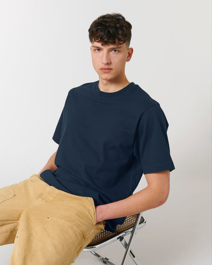 It Fits Surfer - T-shirt unisexe coupe décontractée - Poids lourd plus - Bleu marine