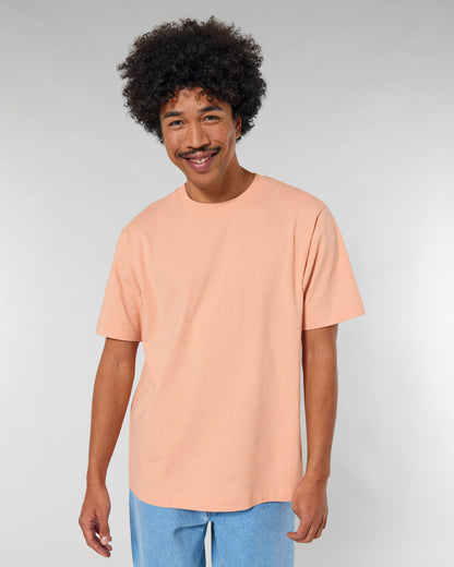 It Fits Surfer - T-shirt unisexe coupe décontractée - Poids lourd plus - Pêche