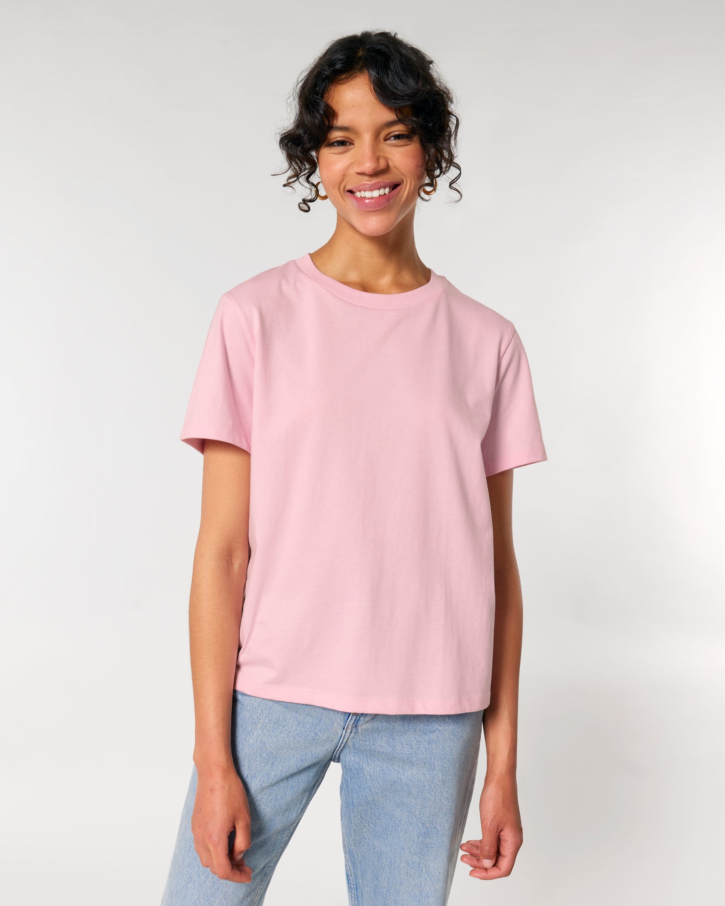 It Fits Closer - Women's Regular Fit T-shirt - Light Pink